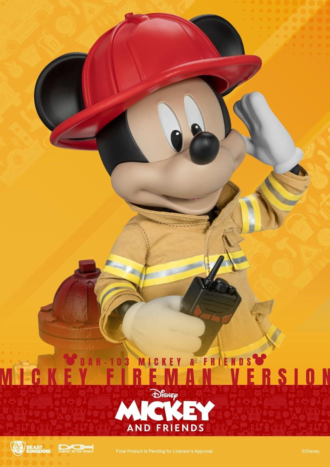 Mickey & Friends Mickey Fireman Version (Dynamic 8ction Hero)