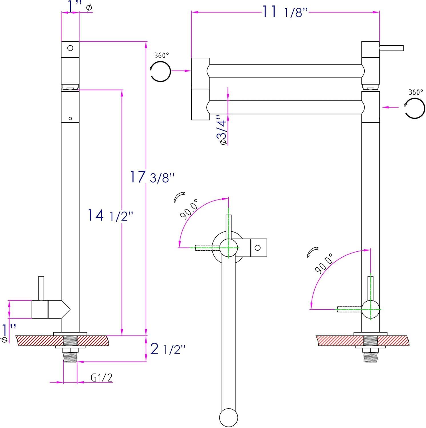 Alfi Brand Kitchen Faucet