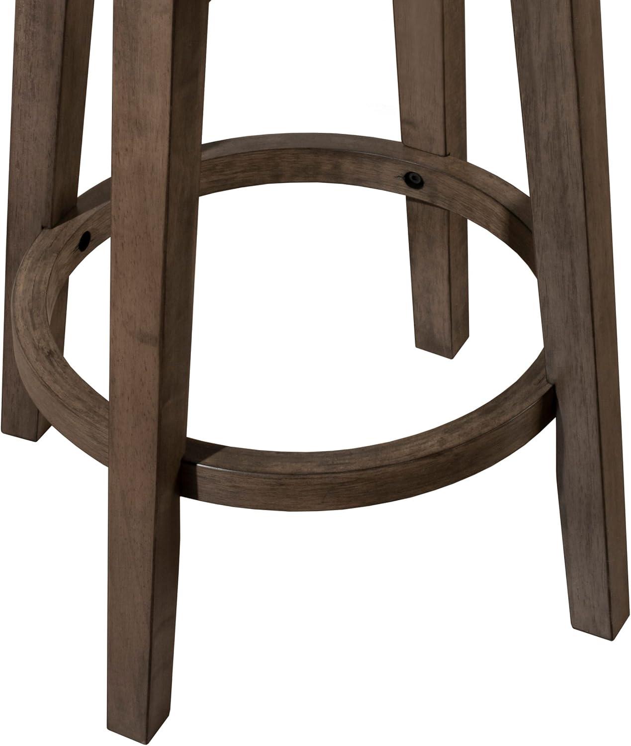 Odette Backless Swivel Counter Height Barstool Taupe - Hillsdale Furniture