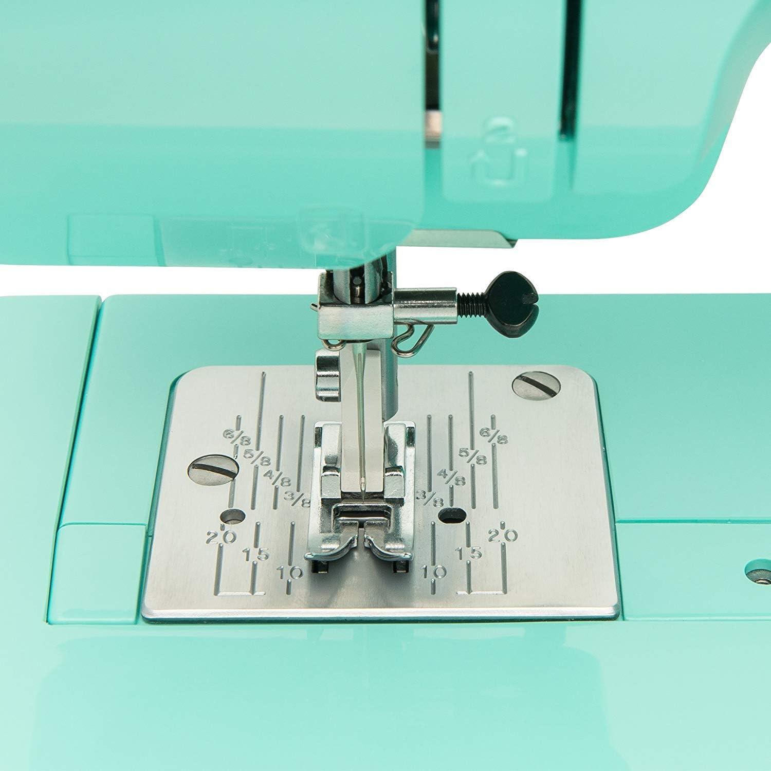 Janome Arctic Crystal Blue Sewing Machine with Metal Frame