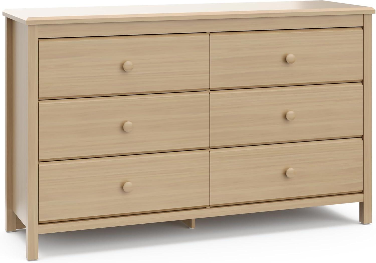 Storkcraft Alpine 6 Drawer Dresser with Interlocking Drawers