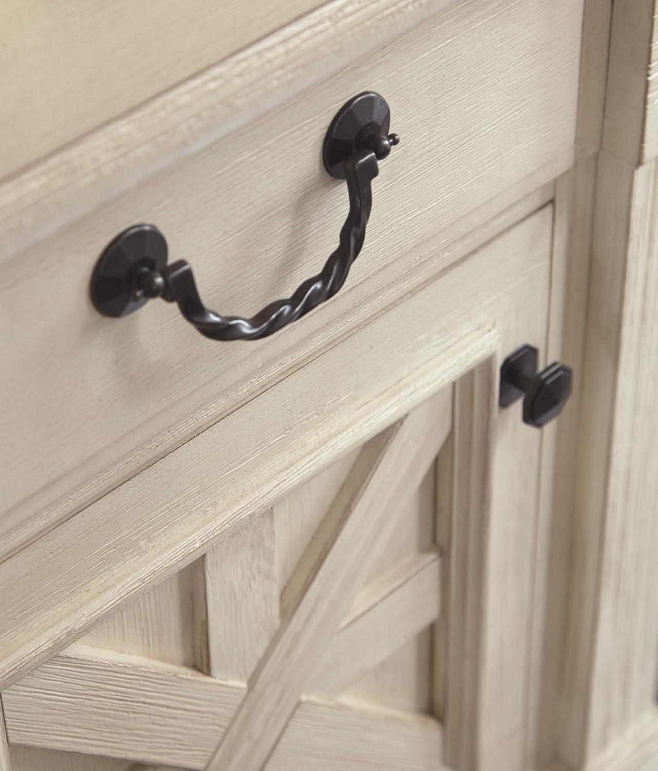 Bolanburg One Drawer Nightstand Antique White: Farmhouse Style with USB Ports - Signature Design by Ashley