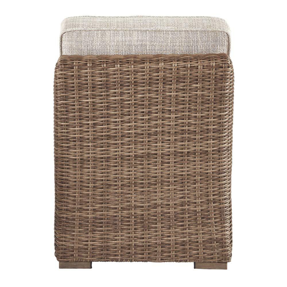 Signature Design by Ashley Casual Beachcroft Armless Chair with Cushion  Beige