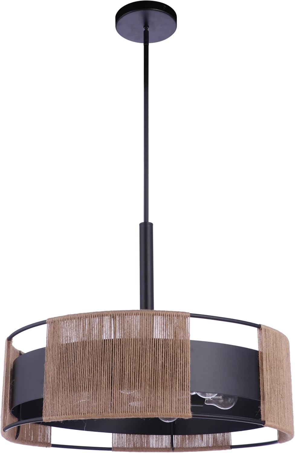 Craftmade Lighting Kensey 6 - Light Pendant in  Flat Black