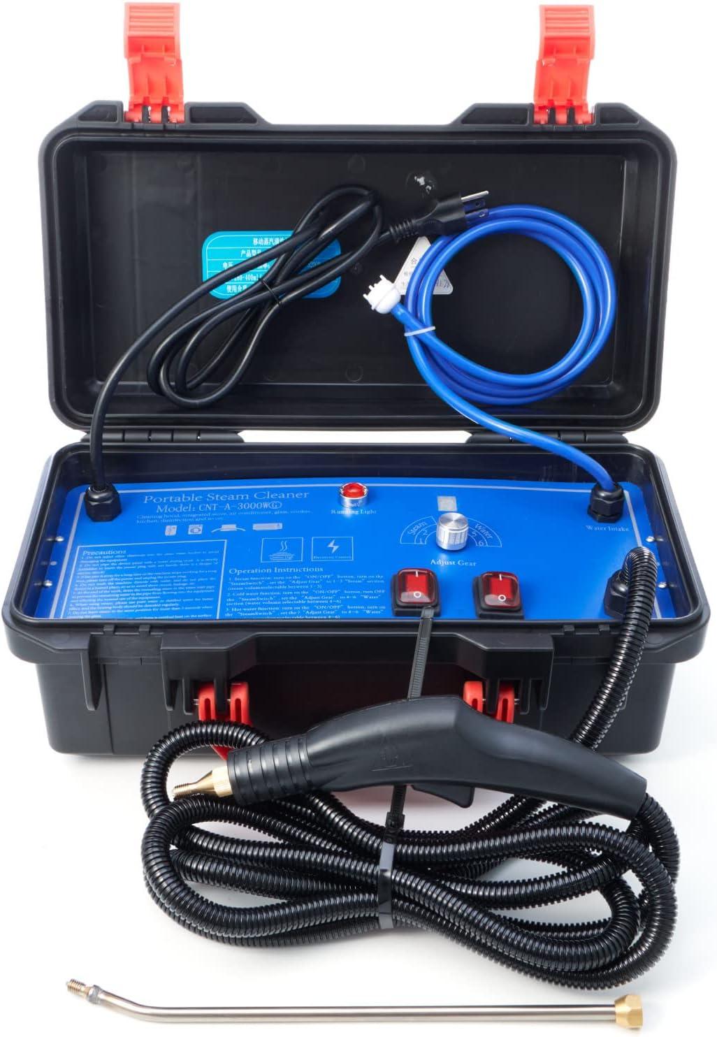 Miumaeov 1700W High Pressure & Temperature Steam Cleaner Cleaning Machine Car Household