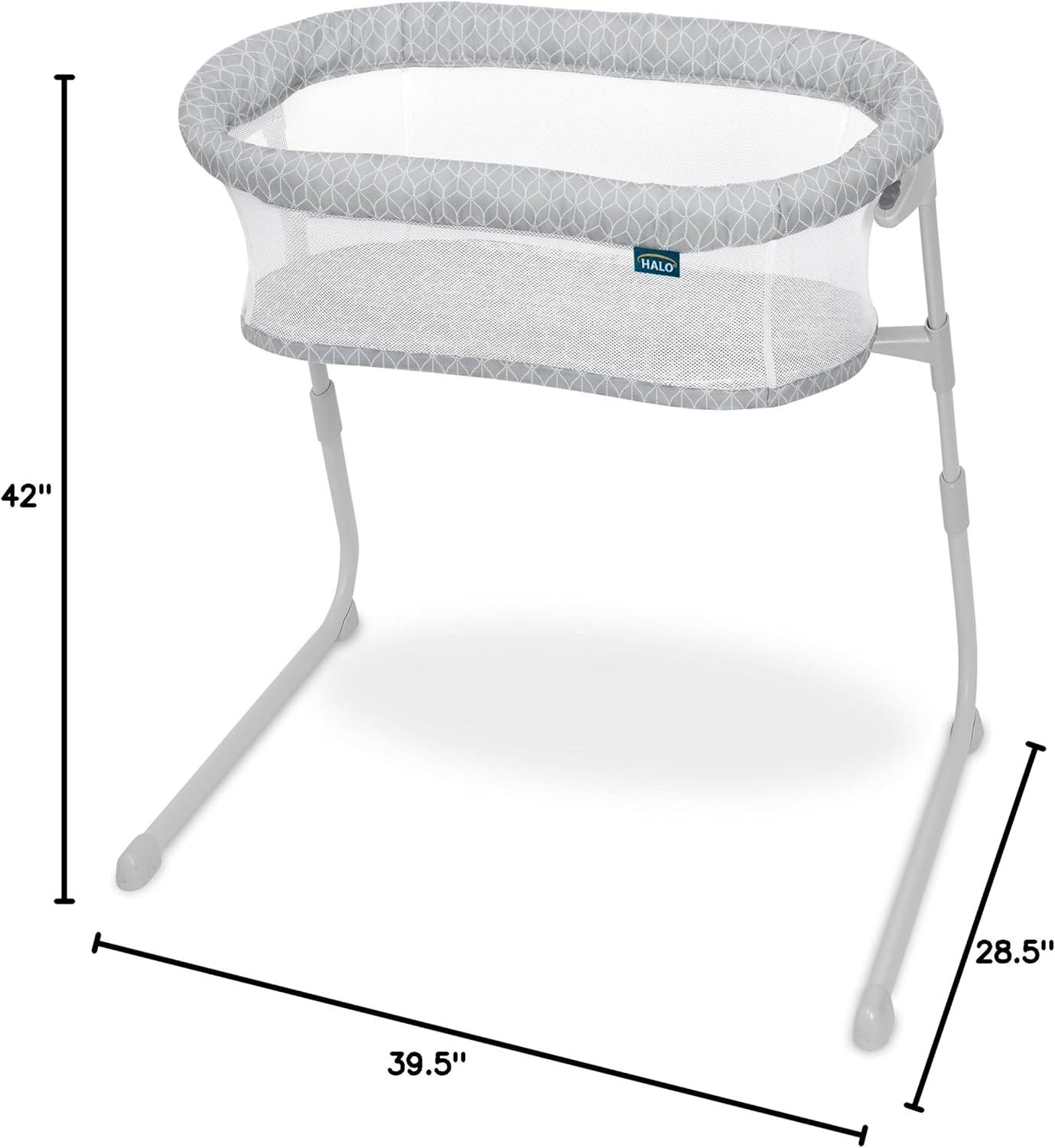 HALO Innovations BassiNest Flex Portable Bassinet - Morning Mist