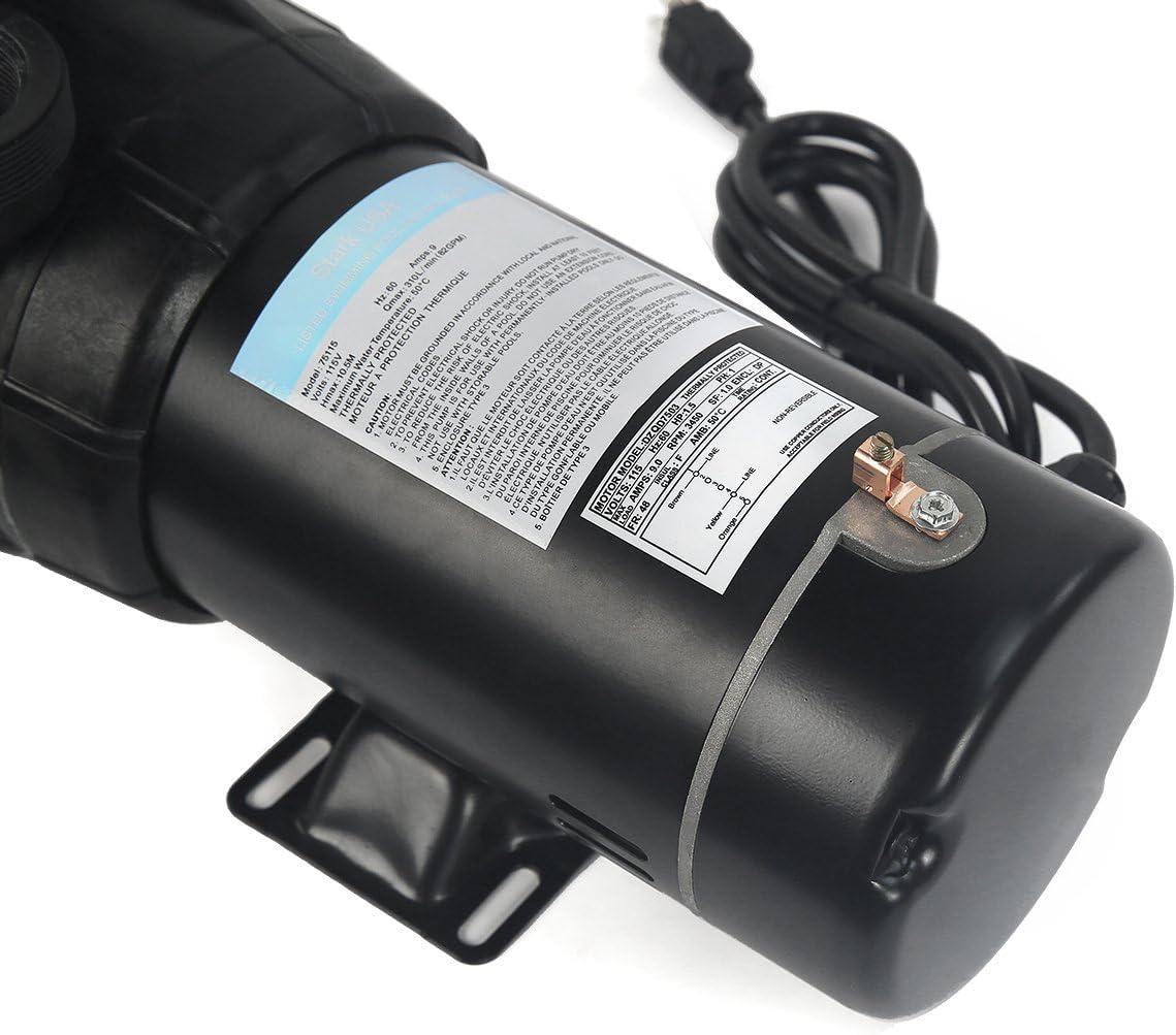 XtremepowerUS 19" Sand Filter Pump, 4500GPH,  With 1.5HP Pool Pump For Above Ground Pools, With 5-Way Multi-Port Valve & Strainer Basket, For Domestic & Commercial Pools
