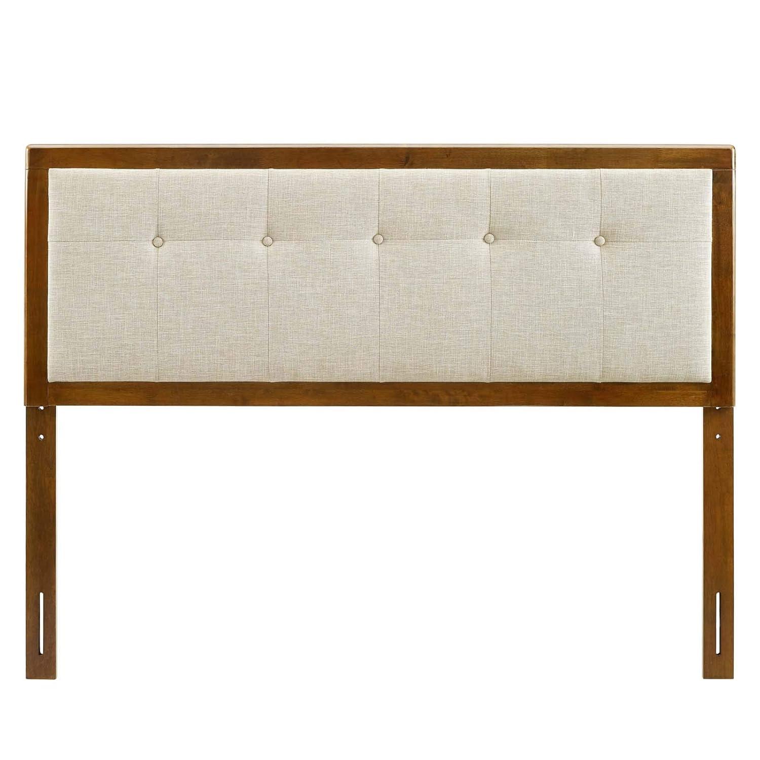 Draper Tufted Fabric and Wood Headboard