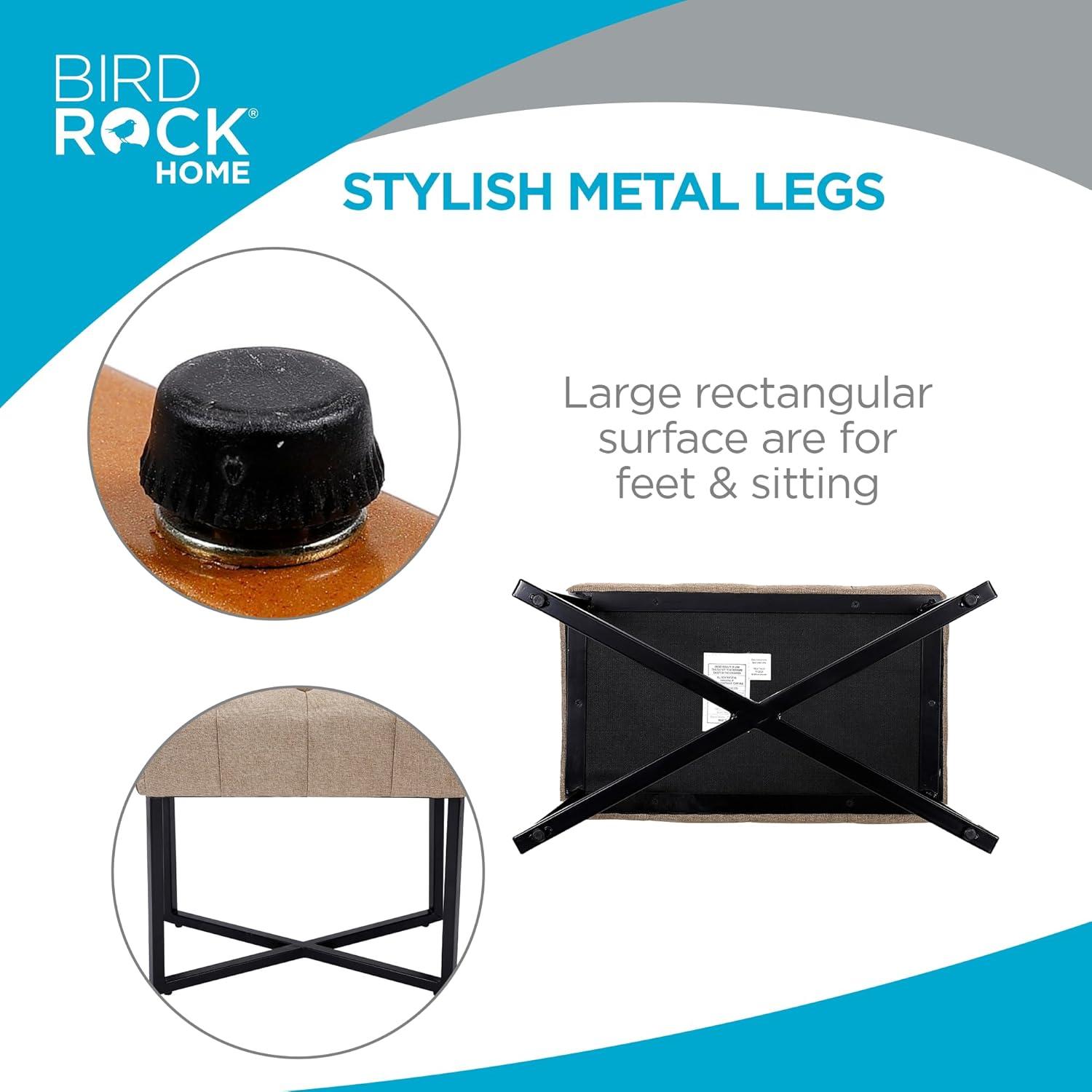 BirdRock Home Upholstered Ottoman