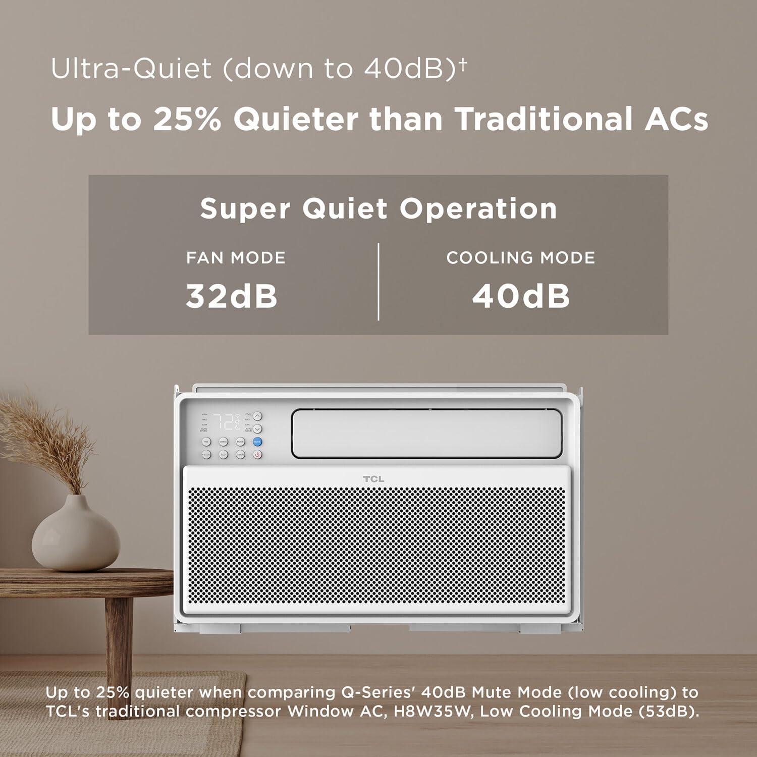 TCL 12000 BTU Wi-Fi Connected Window Air Conditioner with Remote Included