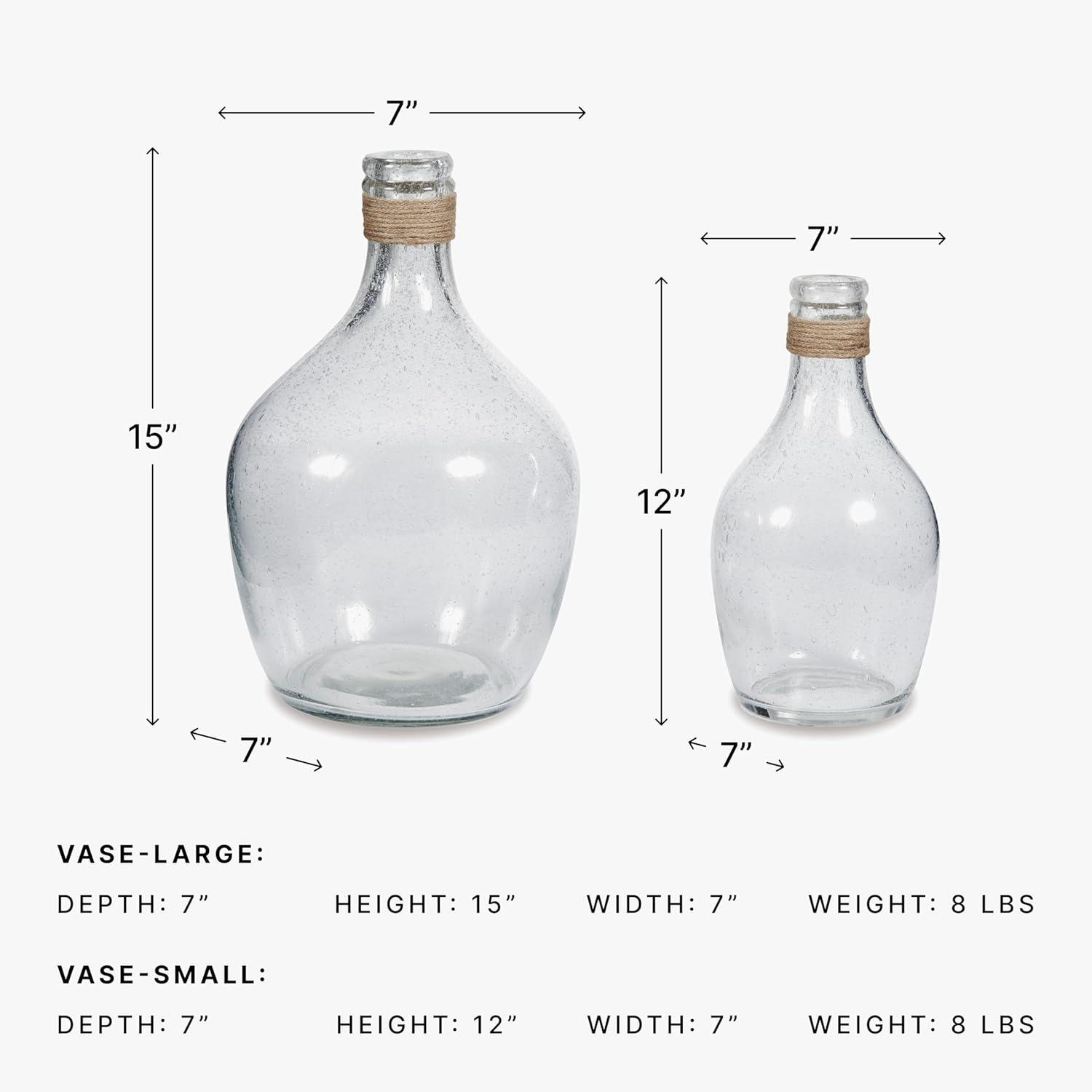 Ornate Home Glass Table Vase