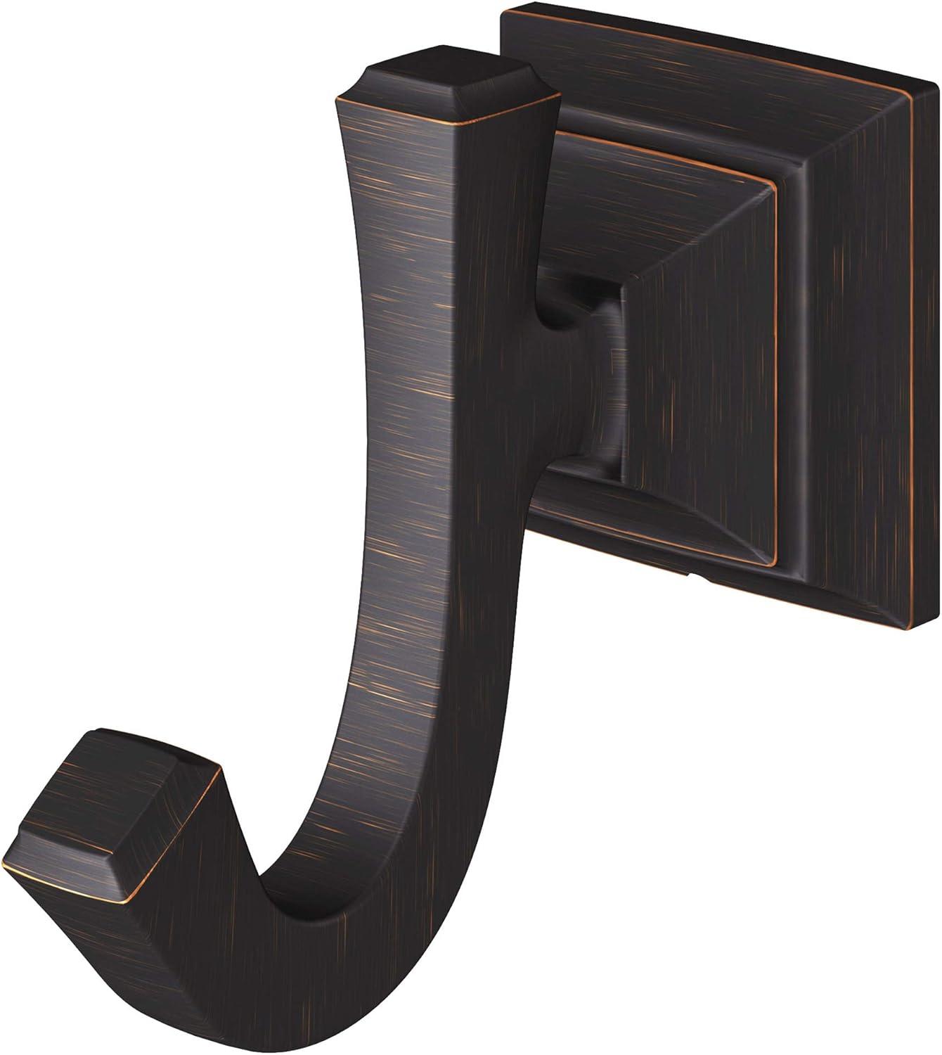 Legacy Bronze Square Metal Robe Hook