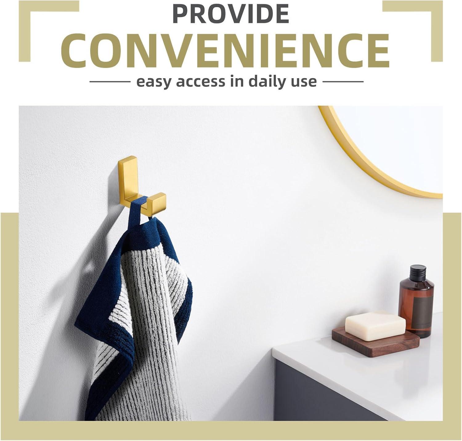 Stainless Steel Bathroom Wall Mounting Robe Hook