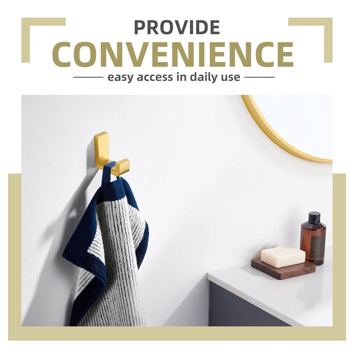 Stainless Steel Bathroom Wall Mounting Robe Hook