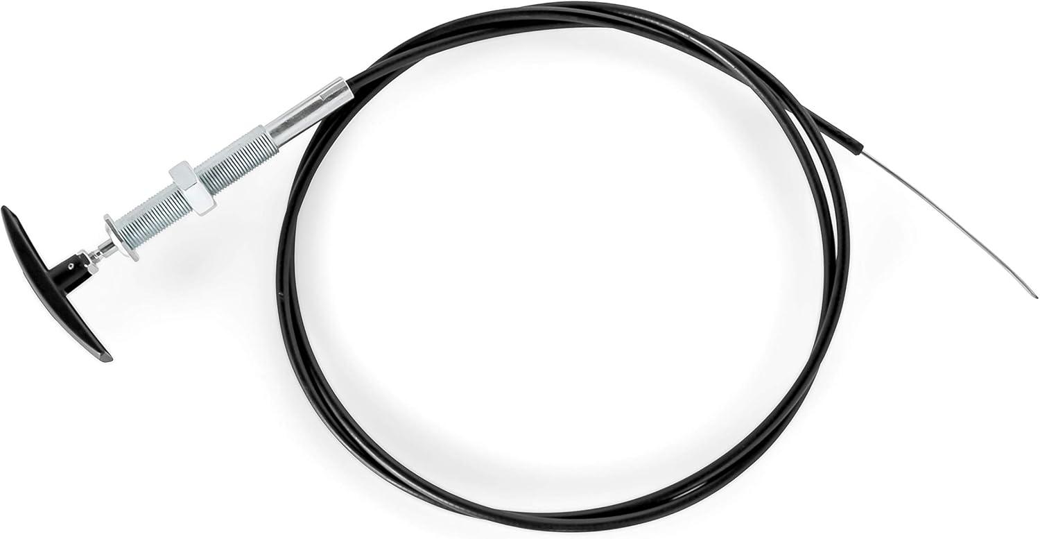 Camco RV Sanitation System 3" Waste Valve with 72" Cable Extension Kit for Sidewall or Control Access Compartment Mount Installation