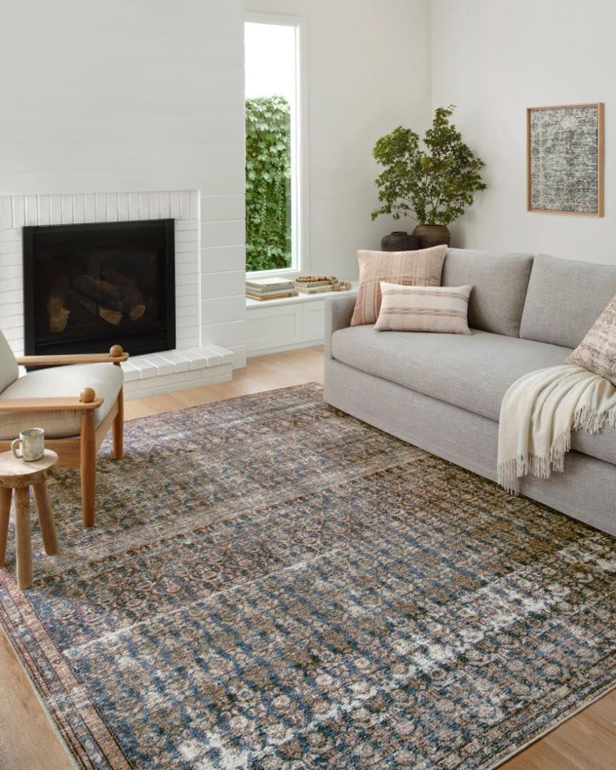 Amber Lewis x Loloi Amber Lewis x Loloi Billie Ocean / Brick Area Rug