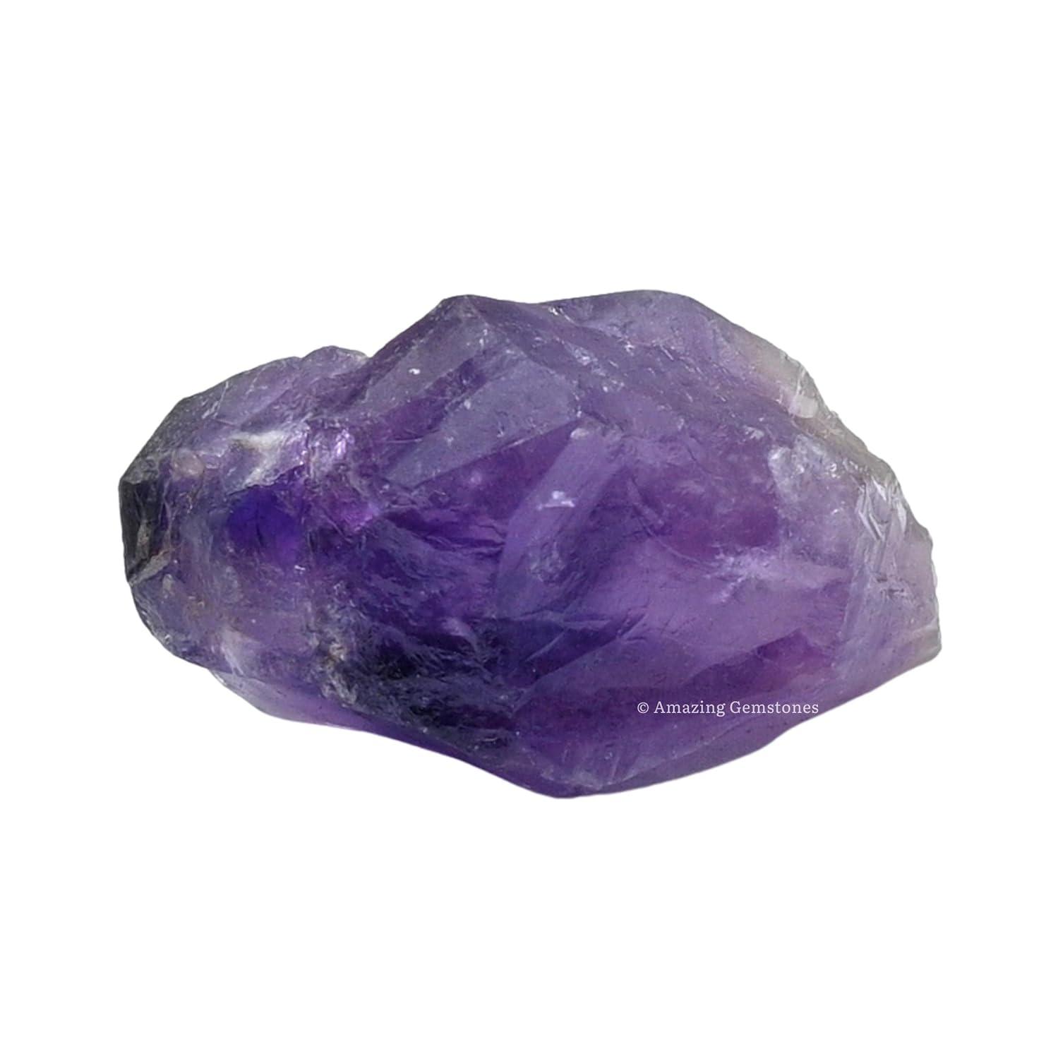 Amethyst - Rough Rocks for Tumbling - Dispelling Fear and Anxiety, Good Luck, Crystal Healing