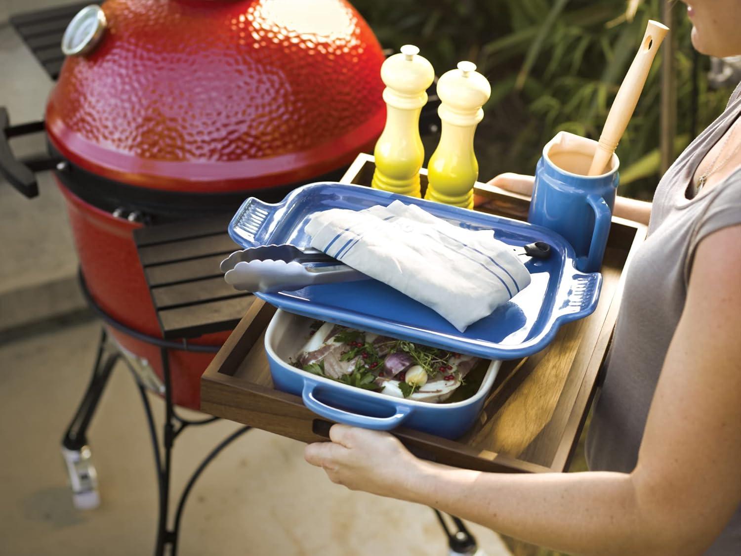 Le Creuset Le Creuset Stoneware Rectangular Dish With Platter Lid, 2.75Qt.