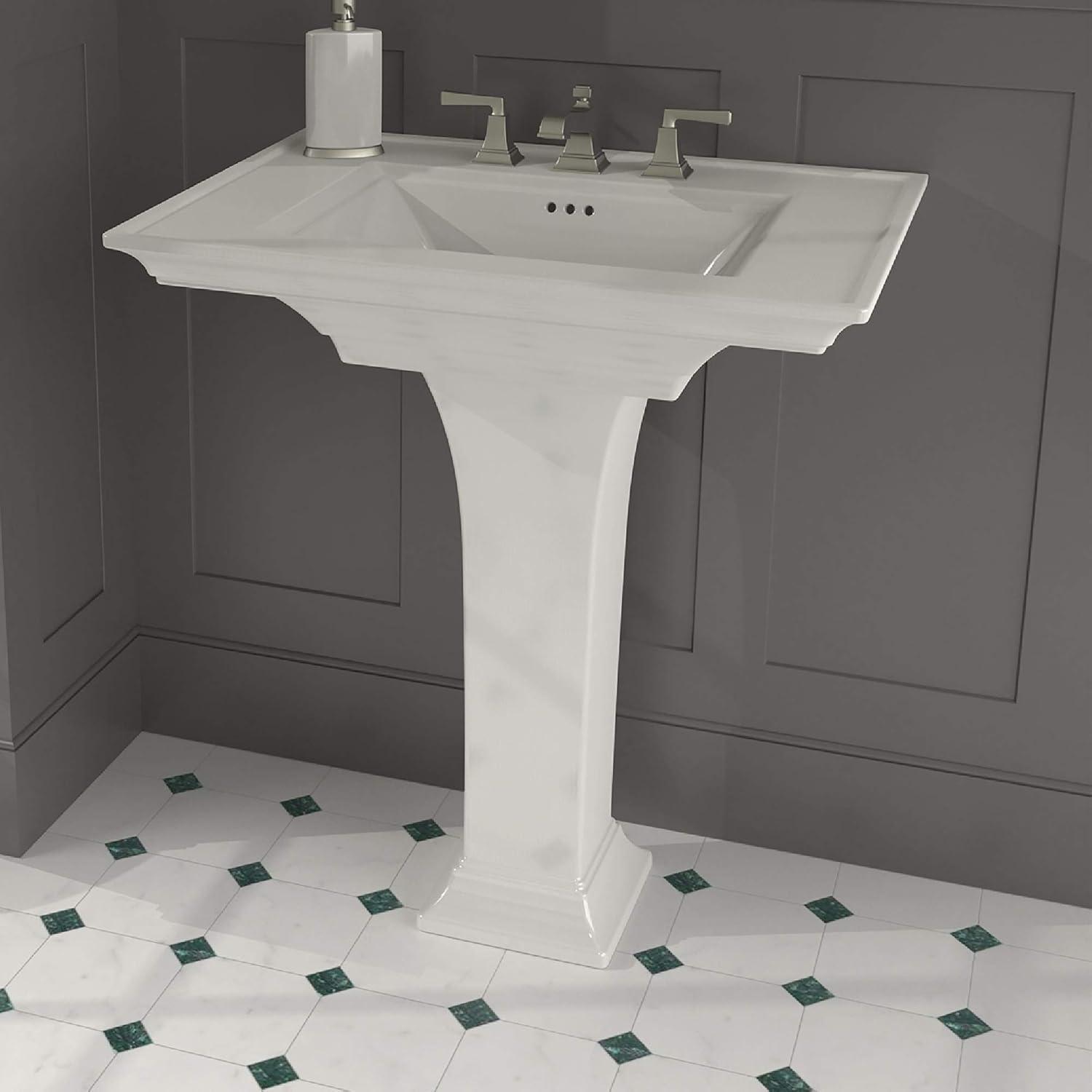 American Standard Town Square S 22.5'' Ceramic Rectangular Bathroom Sink with Overflow