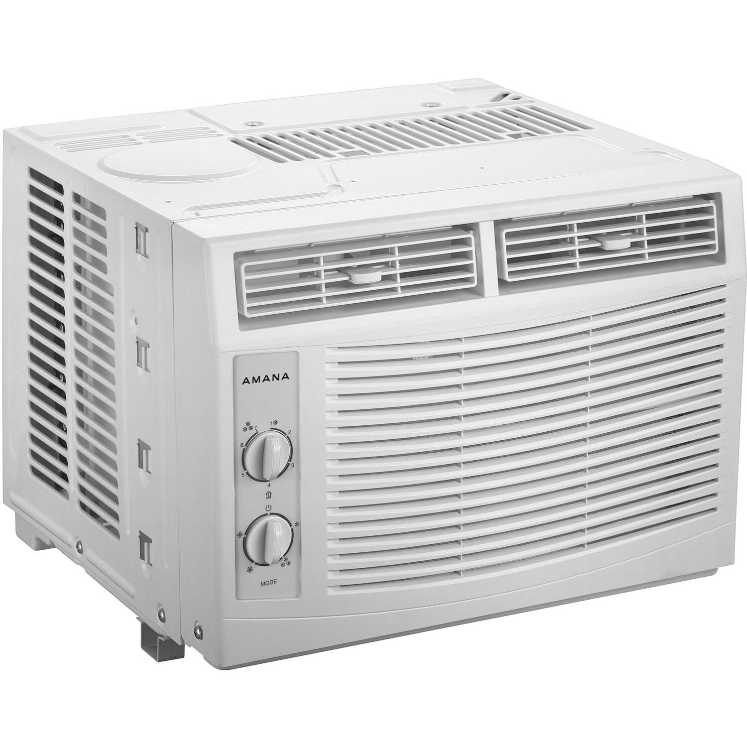 Amana 10,000 BTU Window Air Conditioner, 115V, Cools Rooms up to 450 Sq. Ft., White