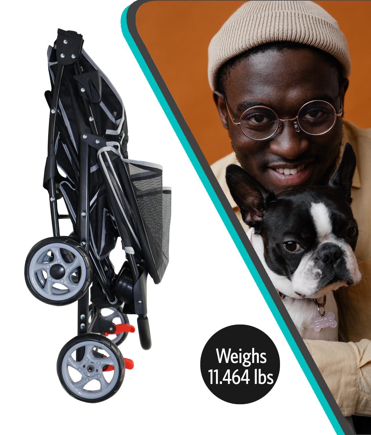 AmorosO Foldable Pet Stroller