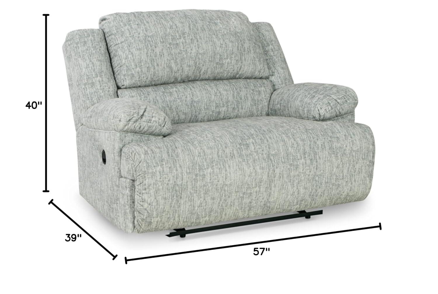 57" Wide Zero Clearance Standard Recliner