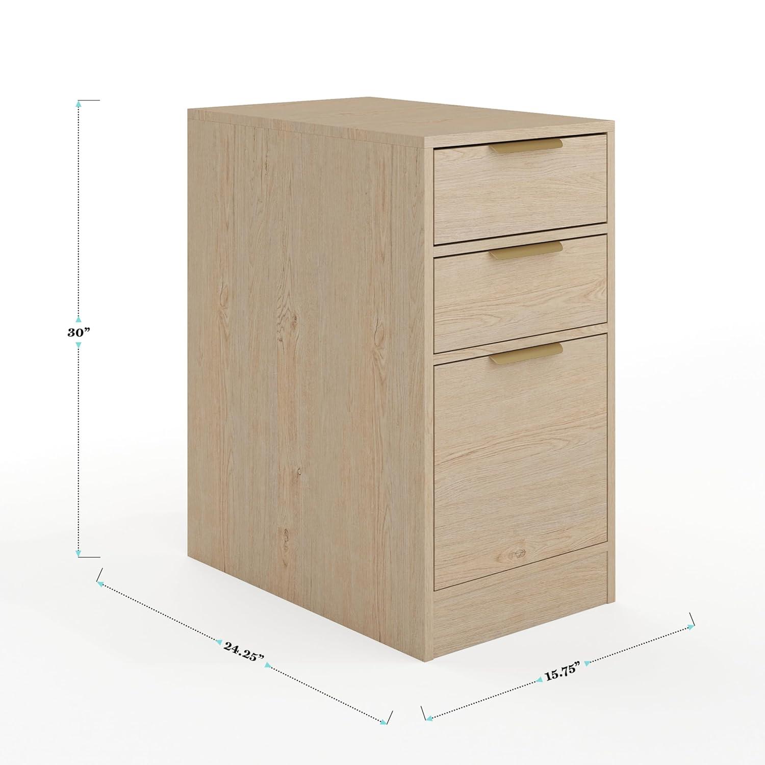 Martha Stewart Martha Stewart Kayden Home Office Modular 3 Drawer File Cabinet