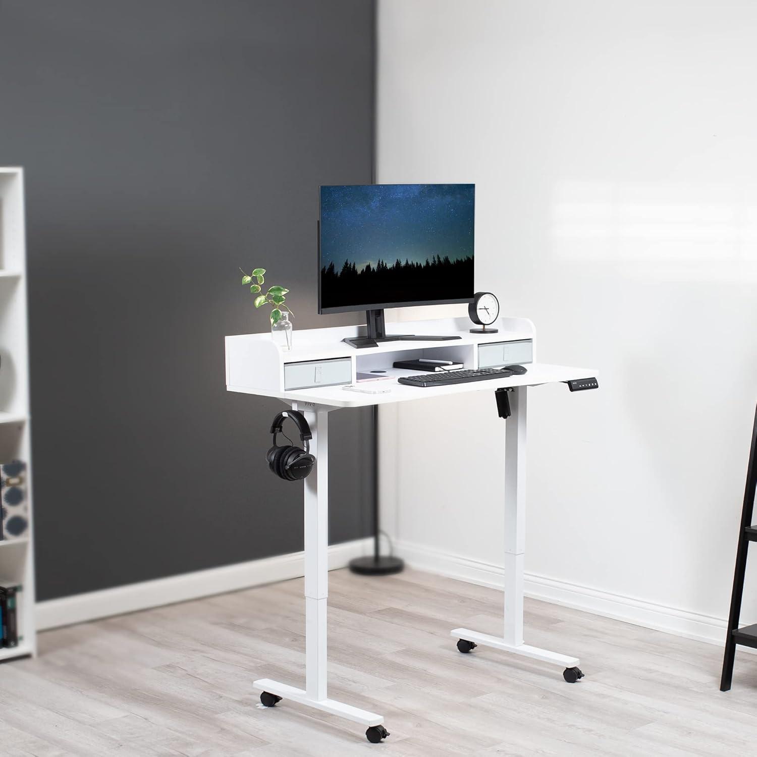 Vivo Adjustable Metal Base Standing Desk