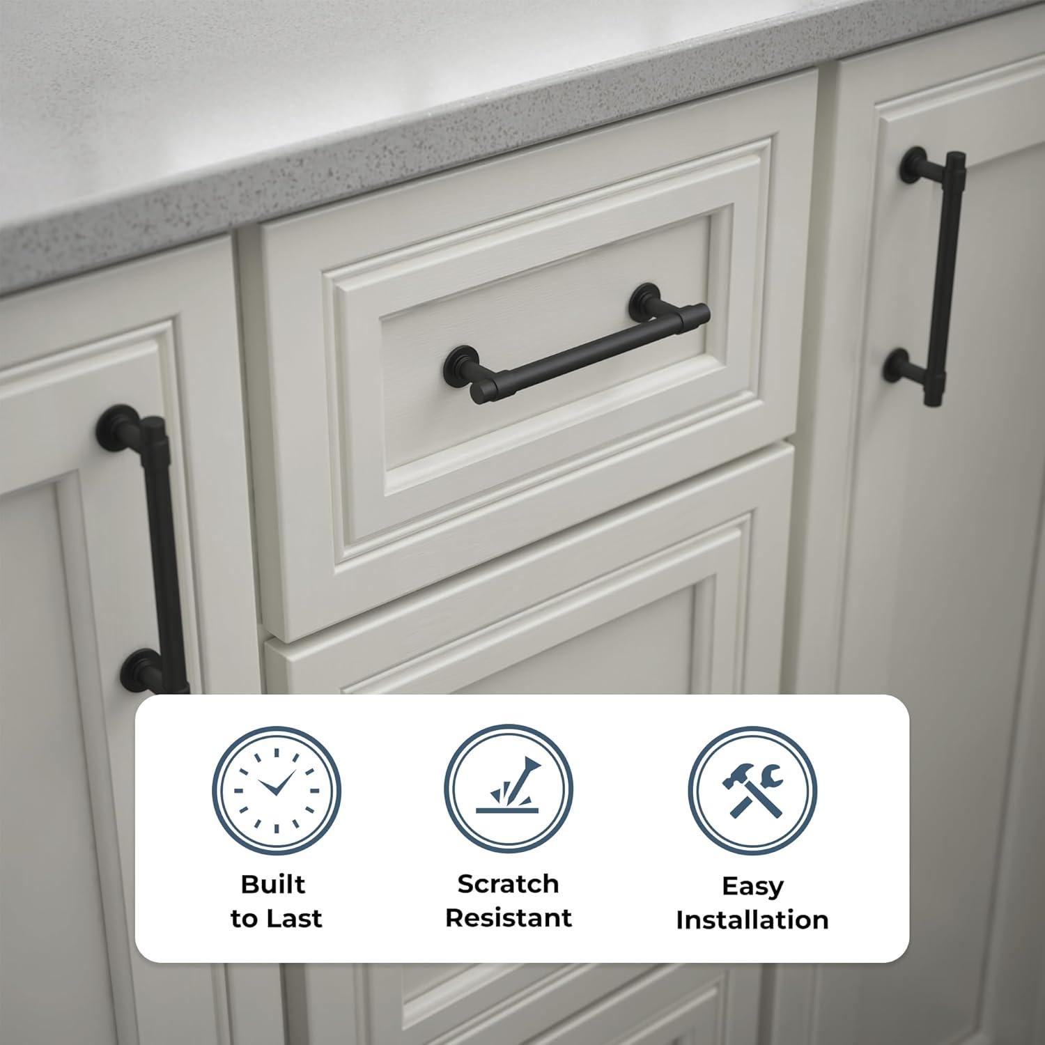 Franklin Brass Francisco 3 Antimicrobial Pull (Set of 5)