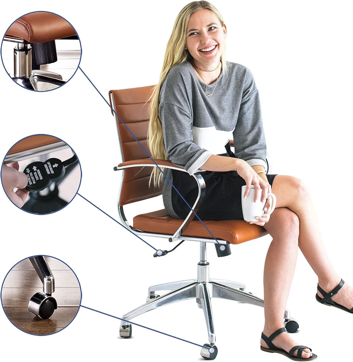 Modway Modway Jive Ribbed Mid-back Executive Office Chair