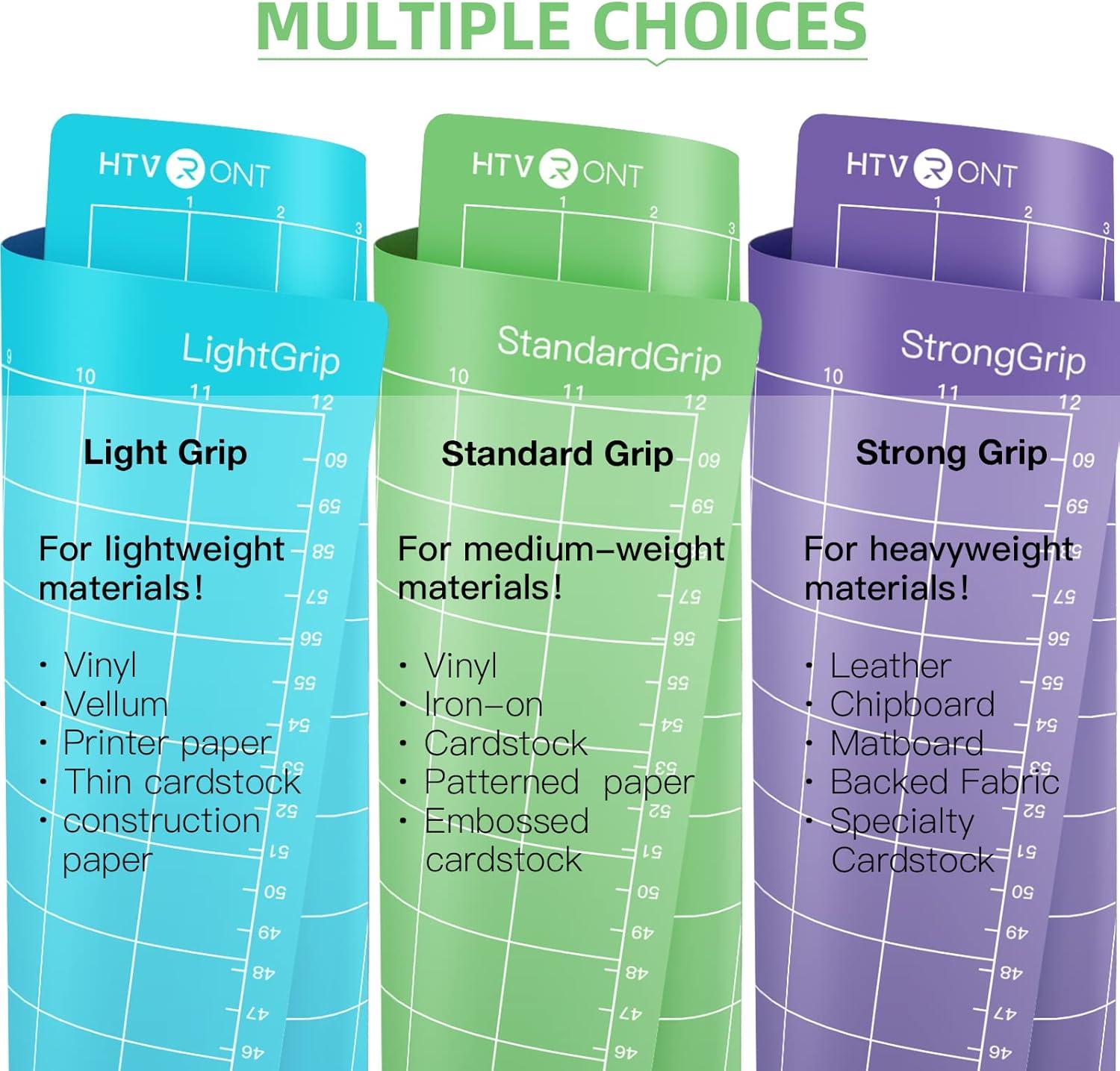 HTVRONT 3 Pack 12" x 12" Standard Grip Cutting Mat for HTVRONT Explore Air 2/Air/One/Maker