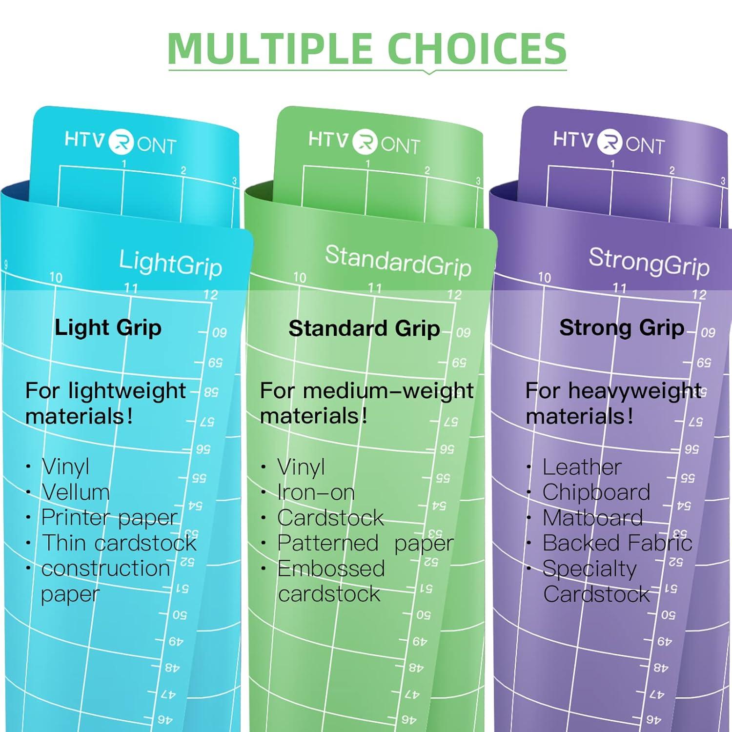 HTVRONT 3 Pack 12" x 12" Standard Grip Cutting Mat for HTVRONT Explore Air 2/Air/One/Maker