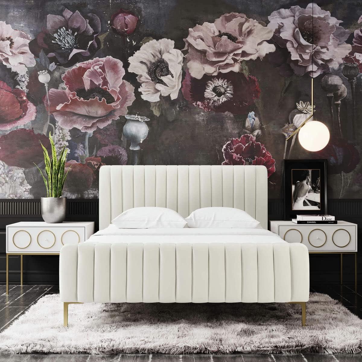 TOV Furniture Angela Cream Bed in Full