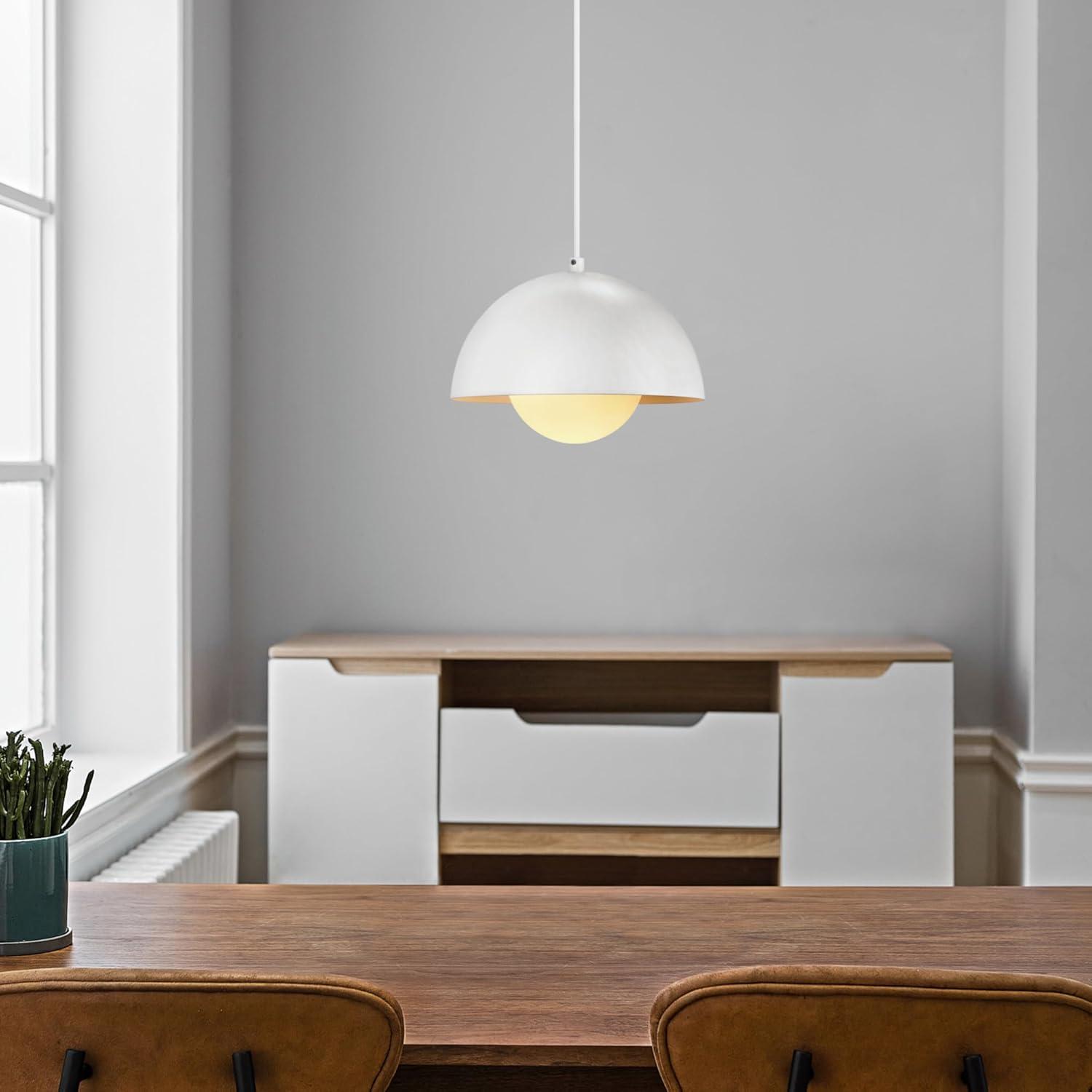 Globe Electric Company Amelia 1 - Light Matte White Single Pendant