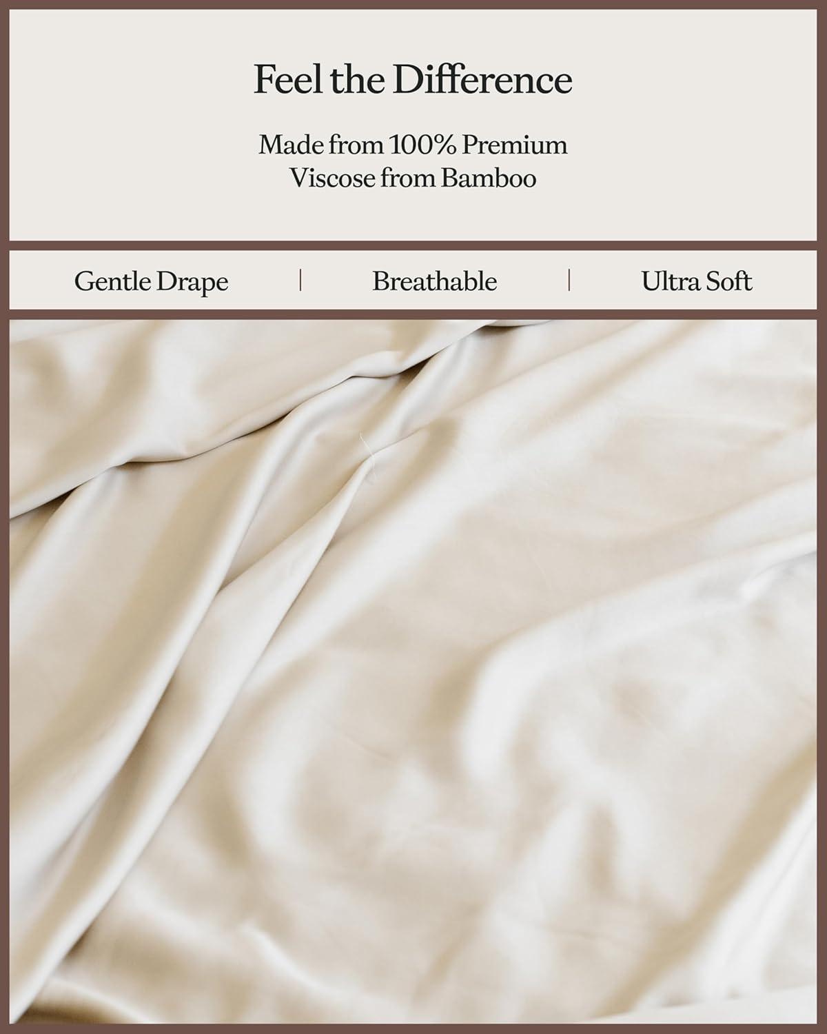 Driftwood Queen Bamboo Cotton Sheet Set