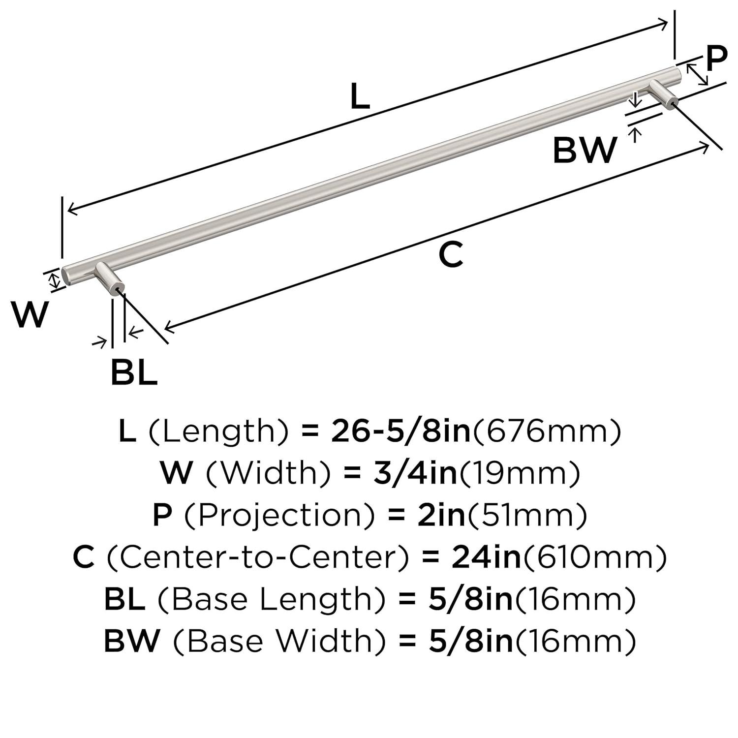 Bar Pulls Center to Center Bar Pull