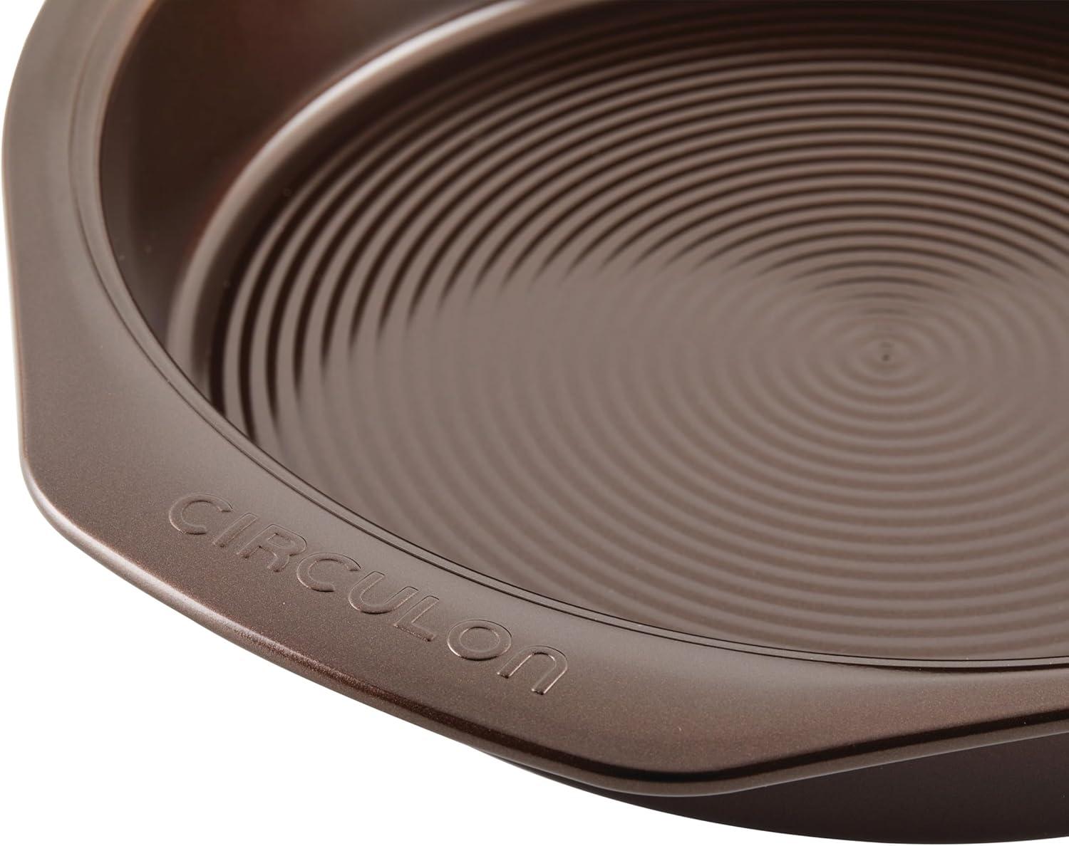 Circulon 10-Piece Chocolate Brown Nonstick Bakeware Set