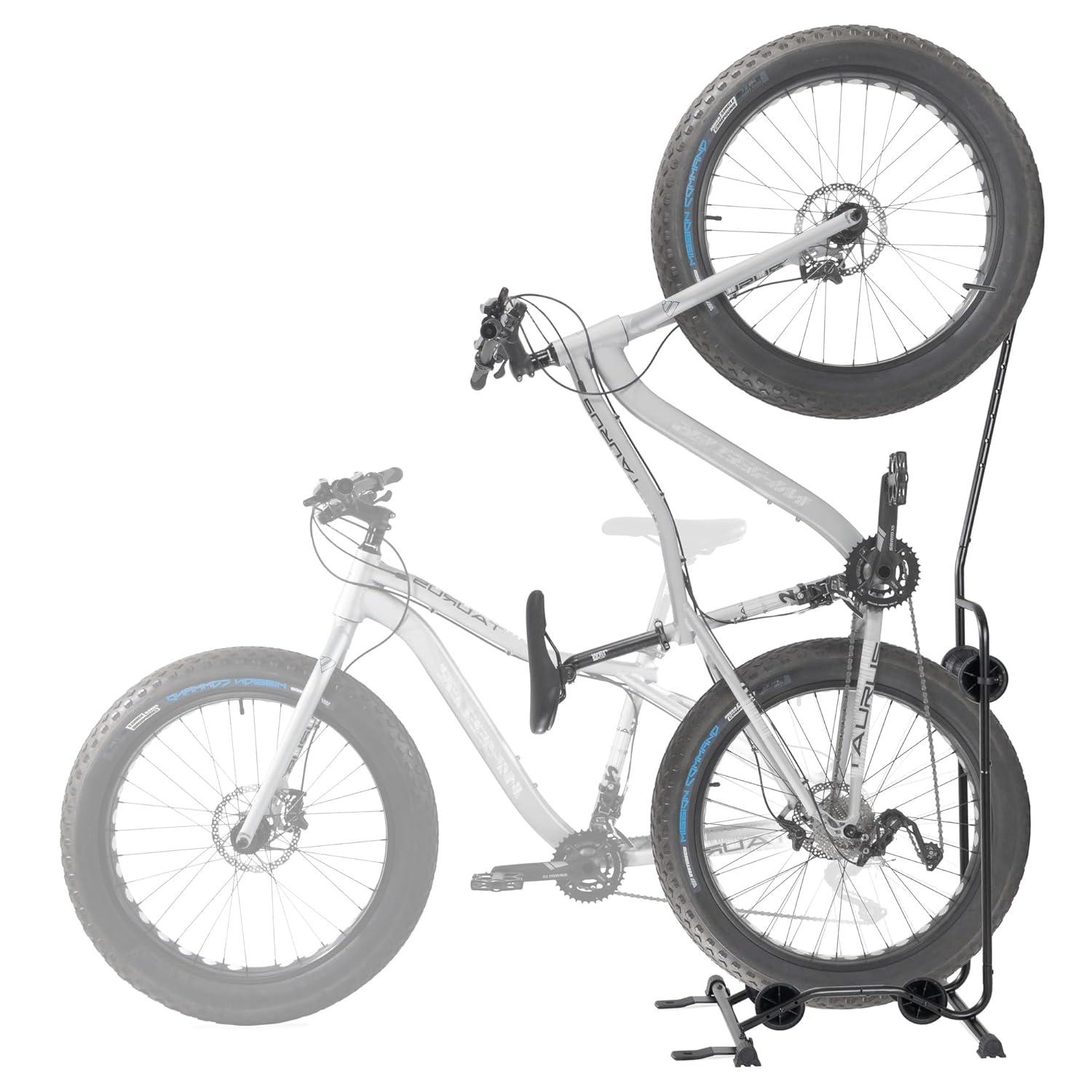 CD Upright Vertical & Horizontal MTB Road Bike Bicycle Floor Parking Stand Rack