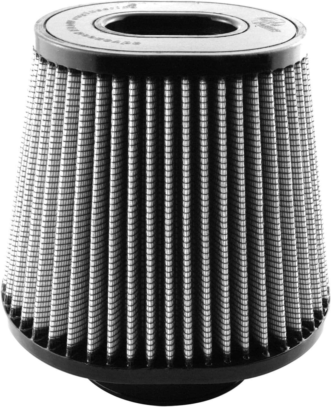 Black and Grey Oval Conical Mesh Air Filter