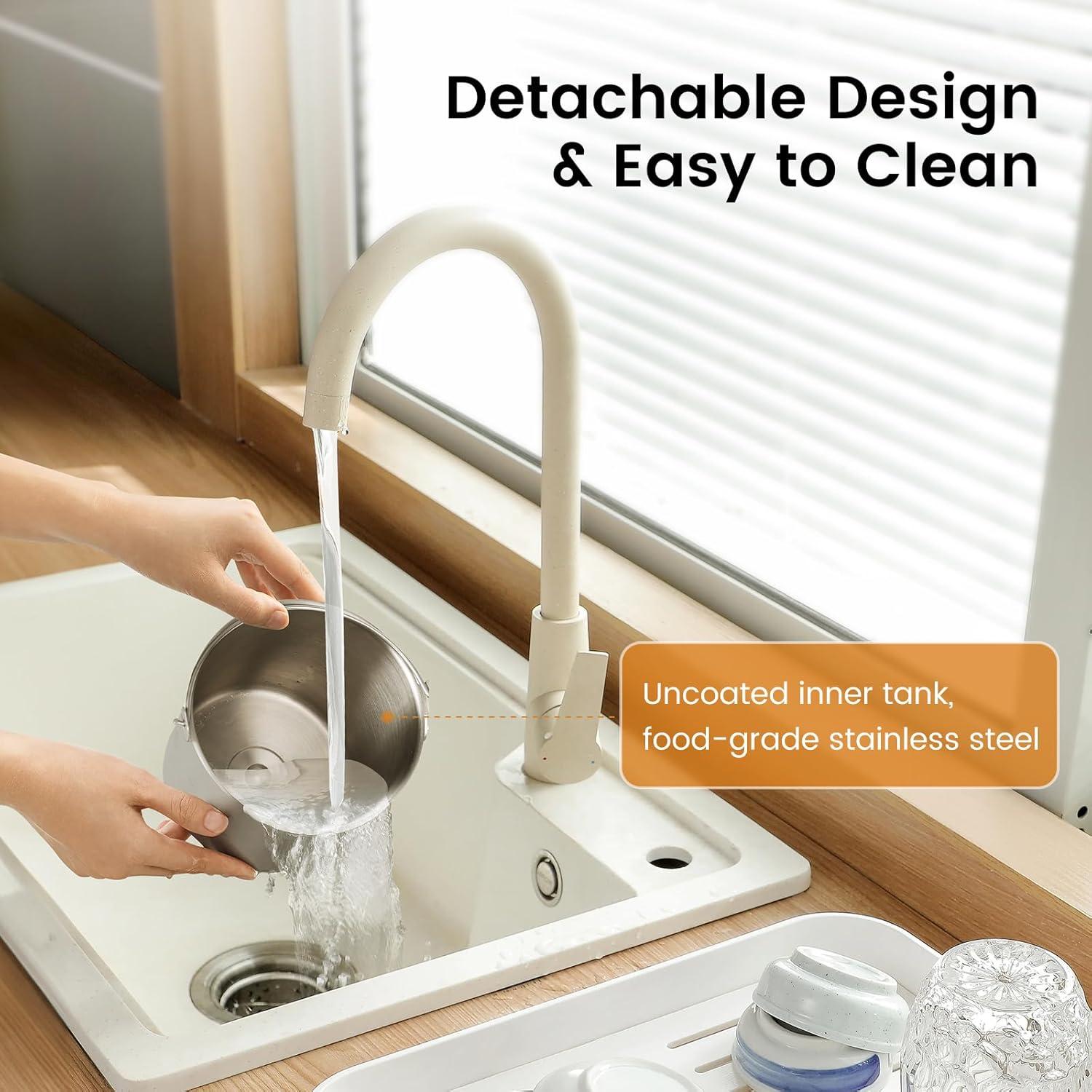 COWSAR 1.5 Quart Ice Cream Maker Machine with Built-in Compressor, Fully Automatic and No Pre-freezing, Frozen Yogurt, Keep-cooling and Timer