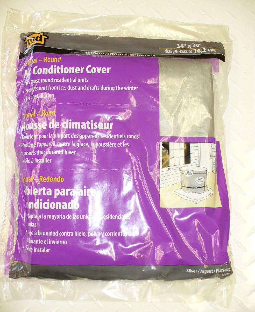 M-D Building Products 03426 Silver Air Conditioning Cover for Central Round Units