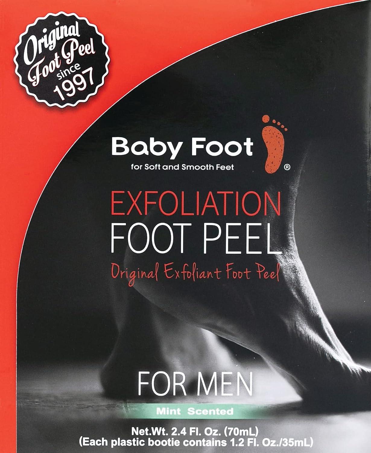 Baby Foot Exfoliation Foot Peel for Men - 1 Hour Treatment