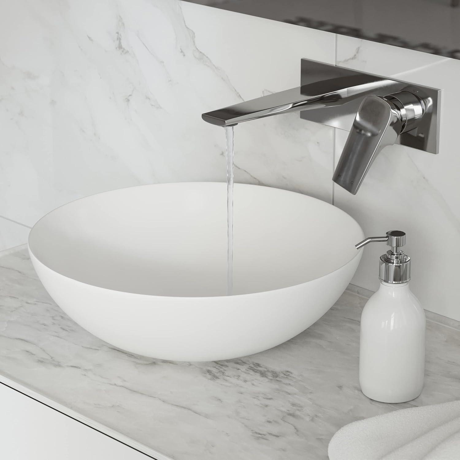 Monaco Single-Handle, Wall-Mount, Bathroom Faucet