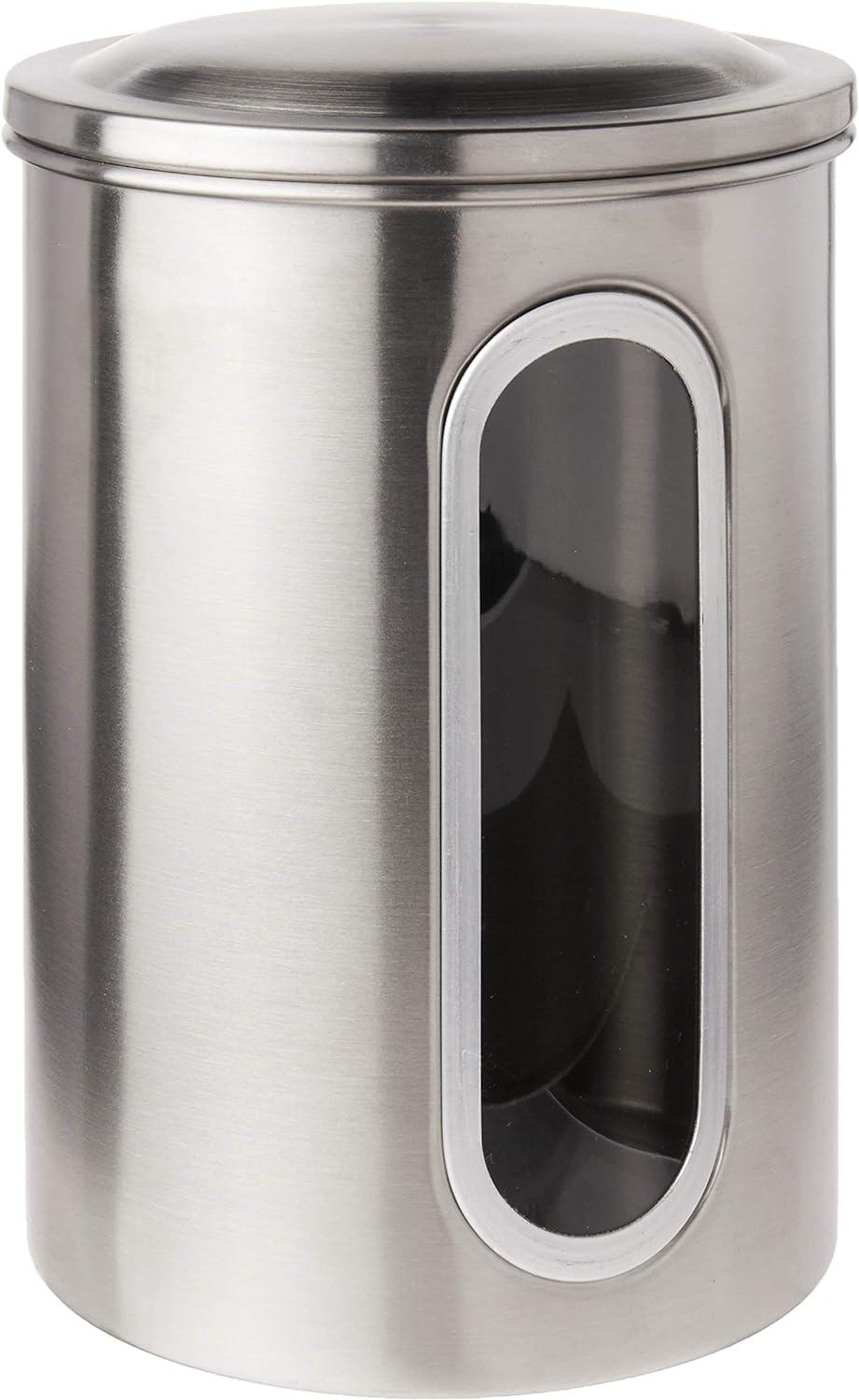 Fox Run Stainless Steel Canister Set, 3-Piece, Small, Medium, and Large Canister