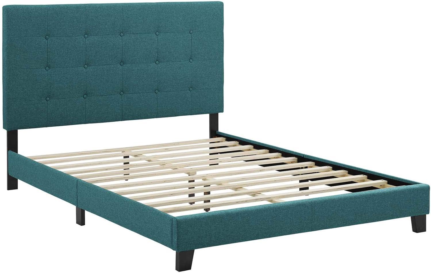 Modway Melanie Tufted Button Upholstered Fabric Platform Bed