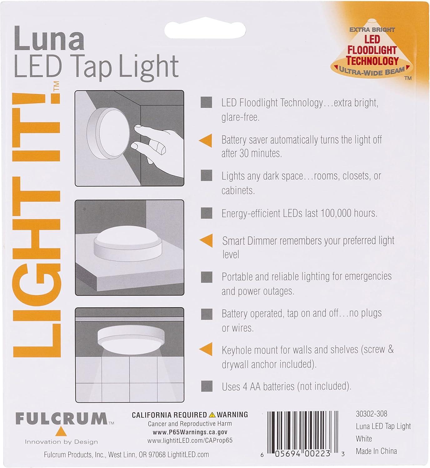 Light It! Luna LED Tap Light