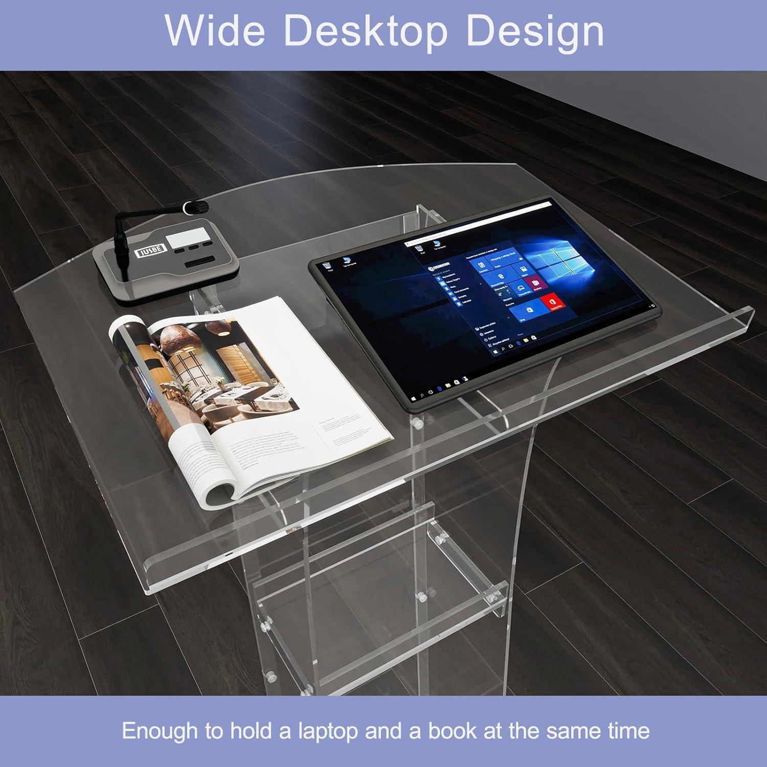 VEVOR 47.2'' Bamboo Full Podium