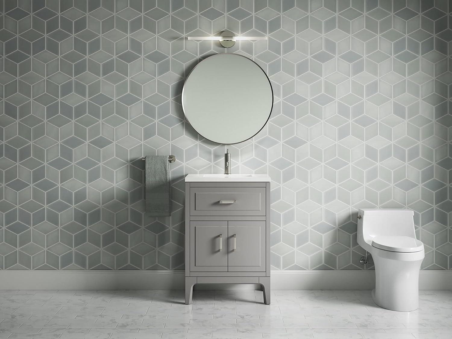 Seer 24" Freestanding Single Bathroom Vanity Cabinet with Sink and Quartz Top