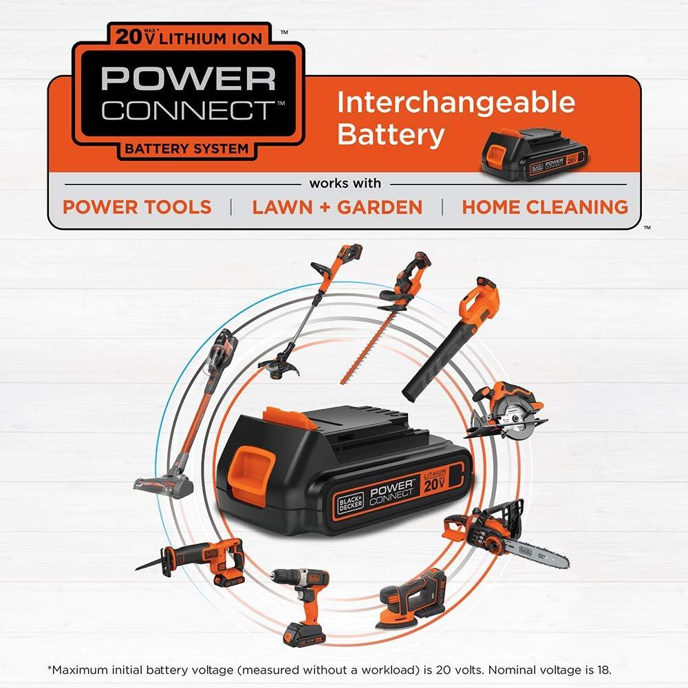 BLACK+DECKER 20-Volt MAX* Lithium Drill/Driver & 68-Piece Project Kit, LDX120PK