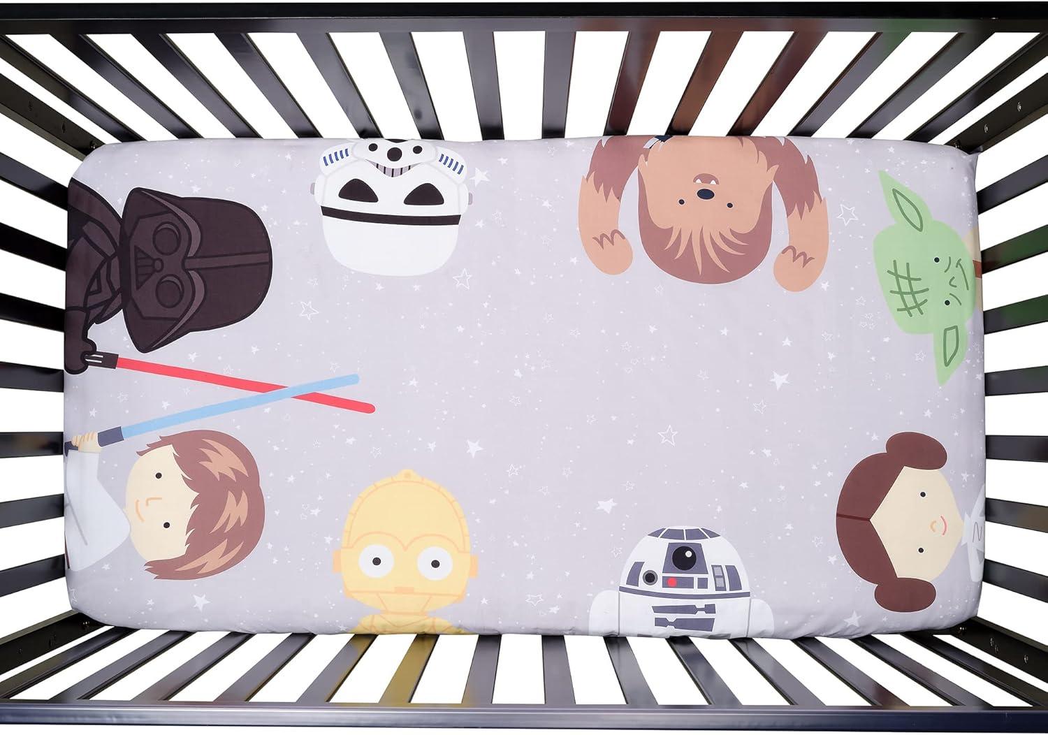 Lambs & Ivy Disney Baby Pooh Bear & Pals Photo Op Cotton Baby Fitted Crib Sheet